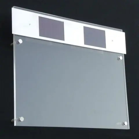 Vollständig abgebildetes Solar-Wandschild Größe 1