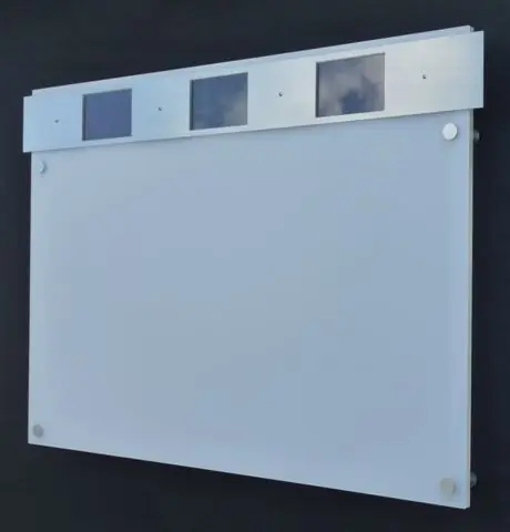 Vollständig abgebildetes Solar-Wandschild Größe 2